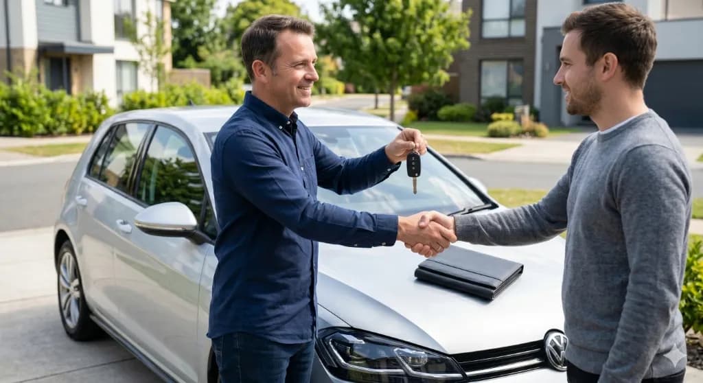Graphique ascendant symbolisant la vente d'une voiture au meilleur prix